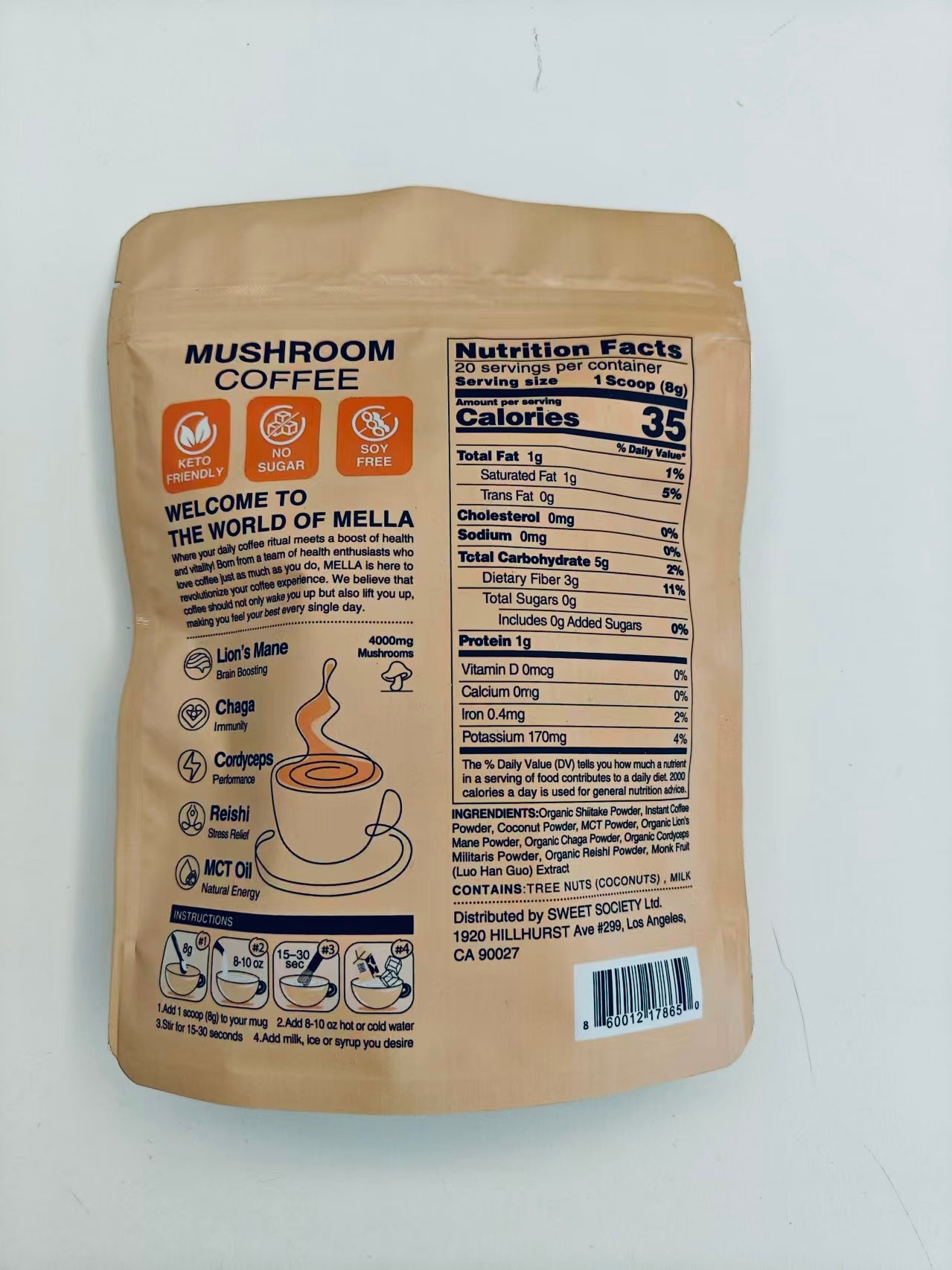 Beluba Organic Mushroom Coffee