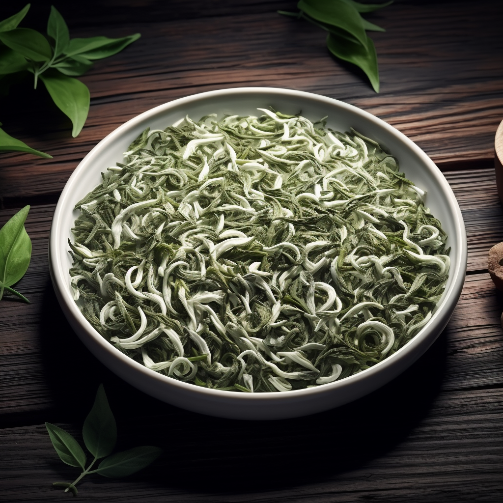 Зеленый чай с жасмином Традиционный чай Зеленый чай Инь Хао Серебряный чай 